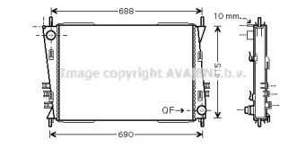 Теплообменник AVA QUALITY COOLING JR2037