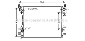 Теплообменник AVA QUALITY COOLING JR2040