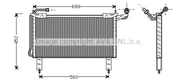 Конденсатор, кондиционер AVA QUALITY COOLING JR5017