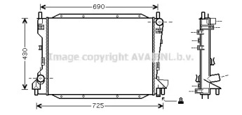 Теплообменник AVA QUALITY COOLING JRA2035