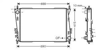 Теплообменник AVA QUALITY COOLING JRA2037