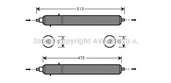 Осушитель AVA QUALITY COOLING JRD002