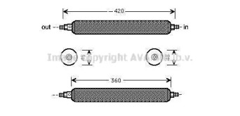 Осушитель AVA QUALITY COOLING JRD003