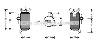 Осушитель AVA QUALITY COOLING JRD021