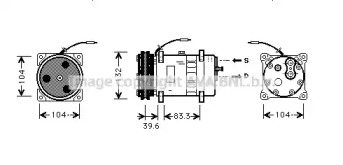 Компрессор AVA QUALITY COOLING JRK024