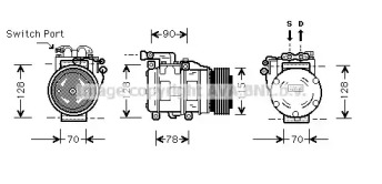 Компрессор AVA QUALITY COOLING JRK030