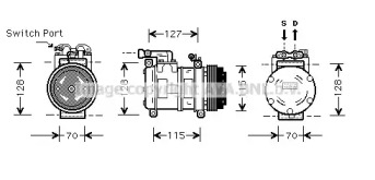 Компрессор AVA QUALITY COOLING JRK031