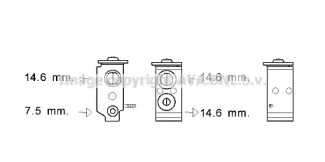 Клапан AVA QUALITY COOLING KA1268