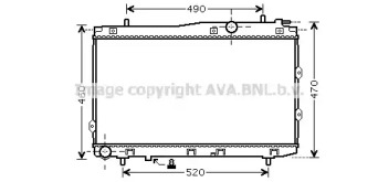 Теплообменник AVA QUALITY COOLING KA2086