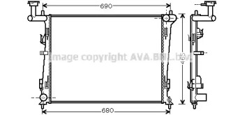 Теплообменник AVA QUALITY COOLING KA2097