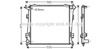 Теплообменник AVA QUALITY COOLING KA2098