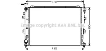 Теплообменник AVA QUALITY COOLING KA2103