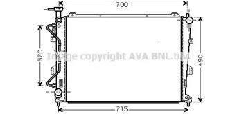 Теплообменник AVA QUALITY COOLING KA2106