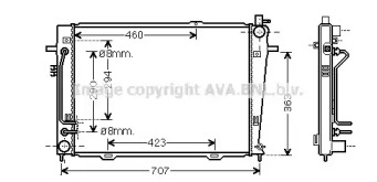 Теплообменник AVA QUALITY COOLING KA2132