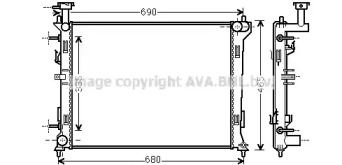 Теплообменник AVA QUALITY COOLING KA2160