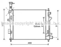 Теплообменник AVA QUALITY COOLING KA2191