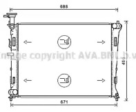 Теплообменник AVA QUALITY COOLING KA2237