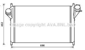 Интеркулер AVA QUALITY COOLING KA4221