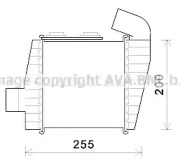 Интеркулер AVA QUALITY COOLING KA4232