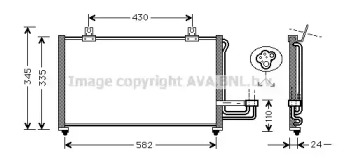 Конденсатор AVA QUALITY COOLING KA5012