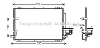 Конденсатор AVA QUALITY COOLING KA5092