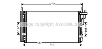 Конденсатор AVA QUALITY COOLING KA5104D