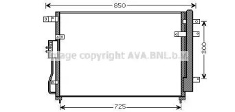 Конденсатор AVA QUALITY COOLING KA5111D