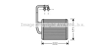 Теплообменник, отопление салона AVA QUALITY COOLING KA6076