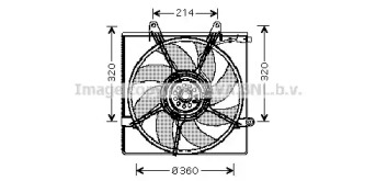 Вентилятор AVA QUALITY COOLING KA7508