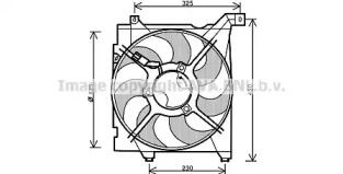 Вентилятор AVA QUALITY COOLING KA7517