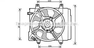 Вентилятор AVA QUALITY COOLING KA7519