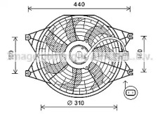 Вентилятор AVA QUALITY COOLING KA7537