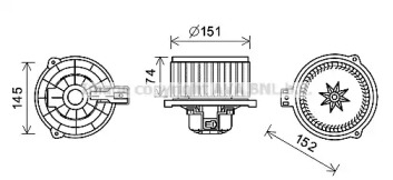 Электродвигатель AVA QUALITY COOLING KA8258