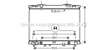 Теплообменник AVA QUALITY COOLING KAA2057