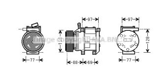 Компрессор AVA QUALITY COOLING KAAK117