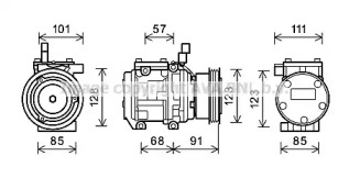 Компрессор AVA QUALITY COOLING KAAK145