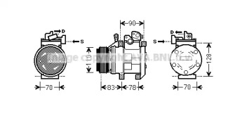 Компрессор AVA QUALITY COOLING KAAK173