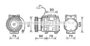 Компрессор AVA QUALITY COOLING KAAK178