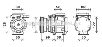 Компрессор AVA QUALITY COOLING KAAK264