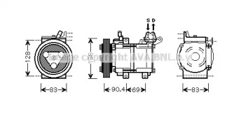 Компрессор AVA QUALITY COOLING KAK051