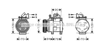 Компрессор AVA QUALITY COOLING KAK052