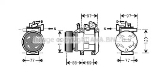 Компрессор AVA QUALITY COOLING KAK117