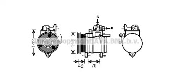 Компрессор AVA QUALITY COOLING KAK121