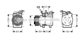 Компрессор AVA QUALITY COOLING KAK137