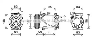 Компрессор AVA QUALITY COOLING KAK193