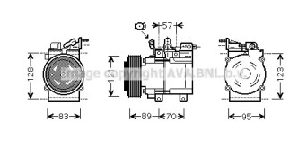 Компрессор AVA QUALITY COOLING KAK205