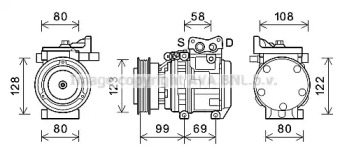 Компрессор AVA QUALITY COOLING KAK264