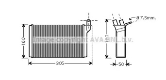 Теплообменник AVA QUALITY COOLING LA6018