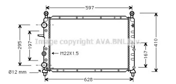 Теплообменник AVA QUALITY COOLING LC2050