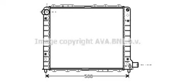 Теплообменник AVA QUALITY COOLING LC2054